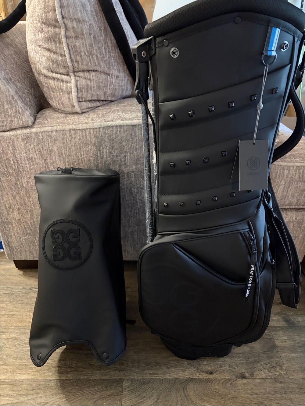 G/FORE black golf stand bag - Picture 5 of 8